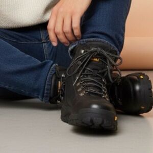 Caterpillar Men's Black Rugged Boots